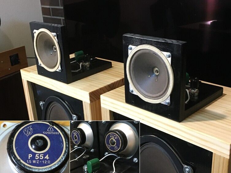 Telefunken アドオンアルニコ 75x130㎜ツィータシステム ペア Telefunken ビンテージ アドオン75x130㎜ ツィータシステム ペア