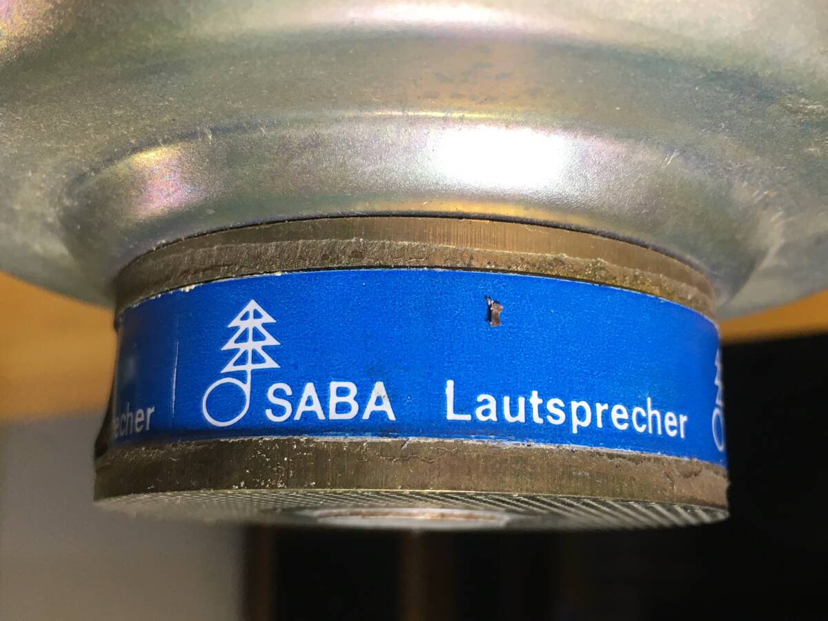 西独SABA ビンテージ 大型フルレンジ＋スーパーTWシステム ペア 目の