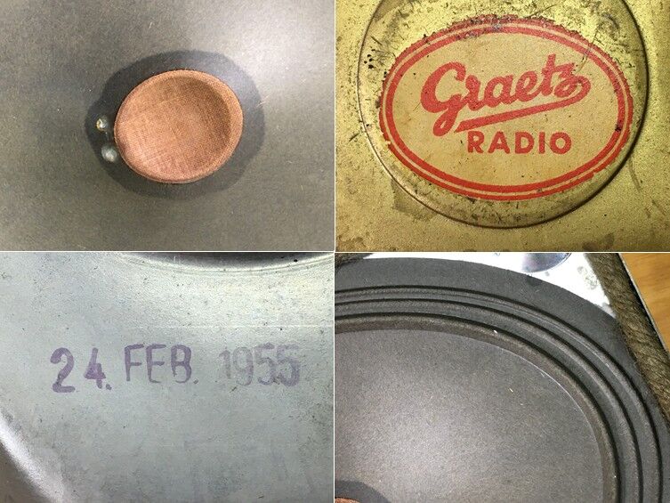 西独 Graetz ビンテージ18×26㎝究極フルレンジシステム ユニット極上