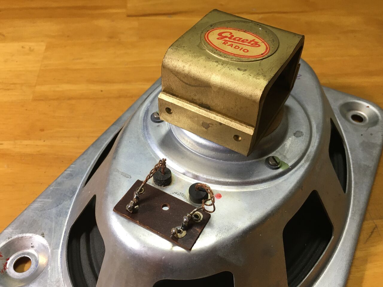 西独 Graetz ビンテージ18×26㎝究極フルレンジシステム ユニット極上