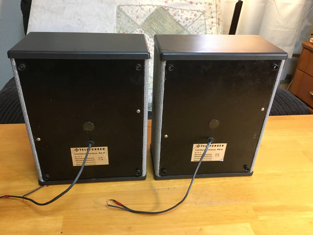 西独Telefunken ビンテージ RS 8 システム 良品 ペア