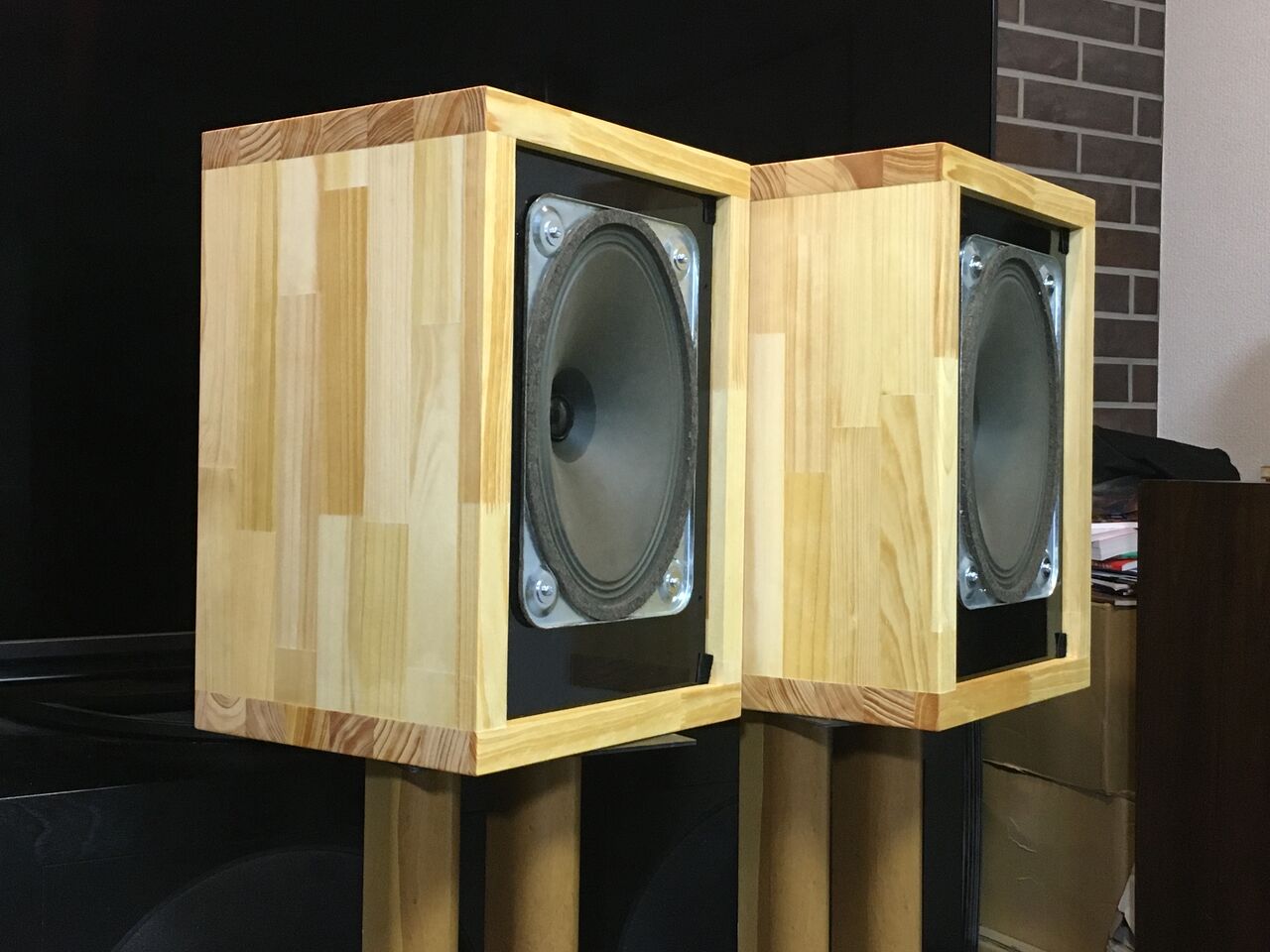 西独Telefunken 18×26㎝ 究極フルレンジシステム_ペア !!! 超希少！Telefunken 純正18×26㎝ 究極フルレンジシステム プロ用最高峰