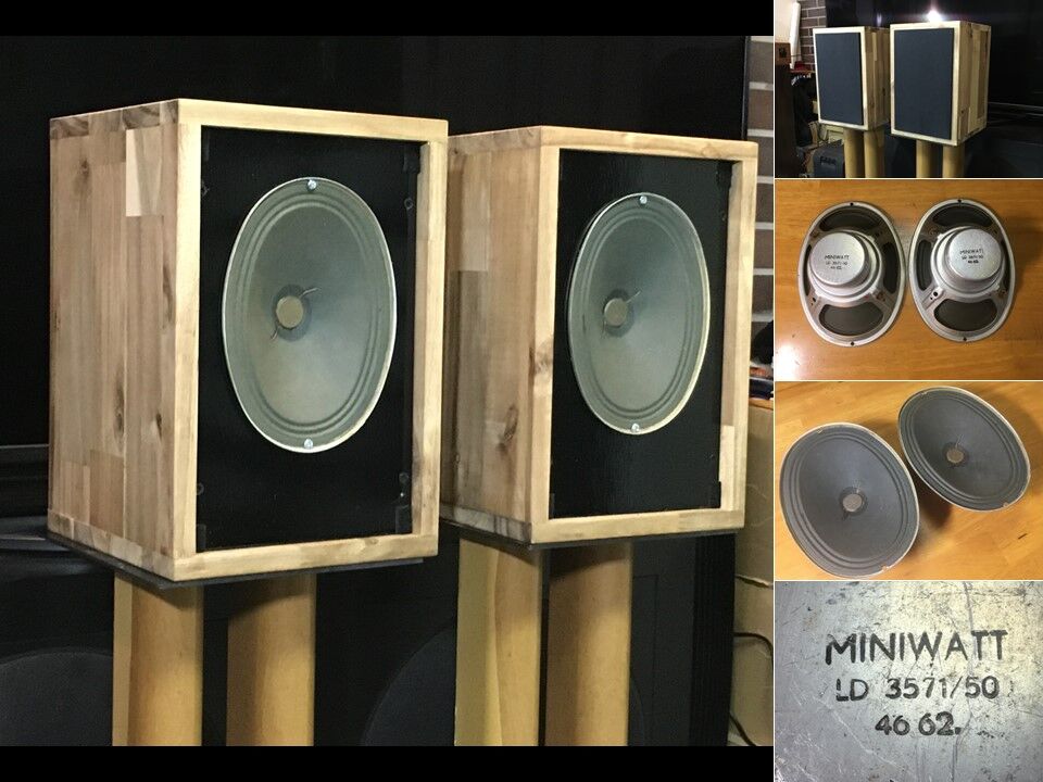 Philips ビンテージ MINIWATT 13X18cmフルレンジシステム 広帯域・高