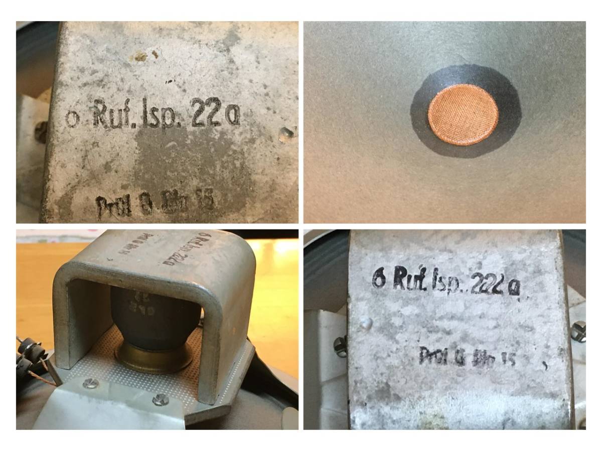 Siemens/Klangfilm 20cm口径 6 Ruf lsp 22aシステム 強力美音 ペア