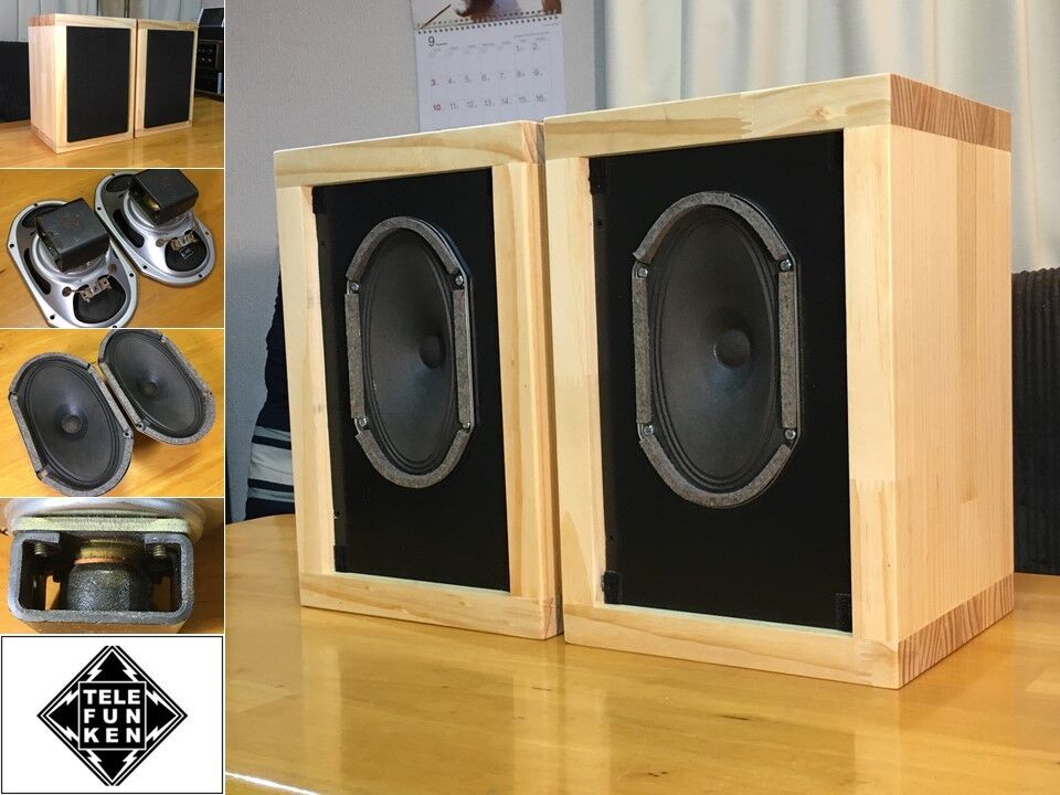 西独 Telefunkenビンテージ録音モニタースピーカー ペア　ナイスサウンド 西独 Telefunkenビンテージ録音モニタースピーカー ペア ナイス