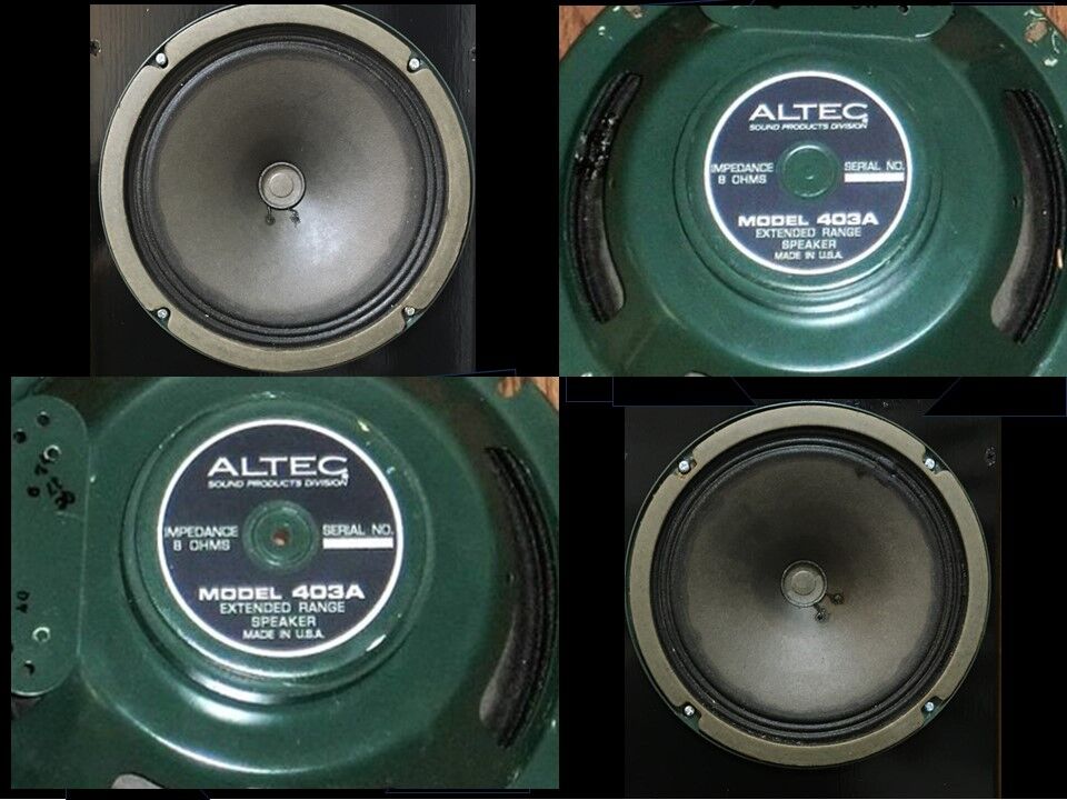 ALTEC 業務用20㎝フルレンジ 403Aシステム をHi-Fi化する! ALTEC 業務用20㎝フルレンジ 403Aシステム をHi-Fi化する 驚異の40