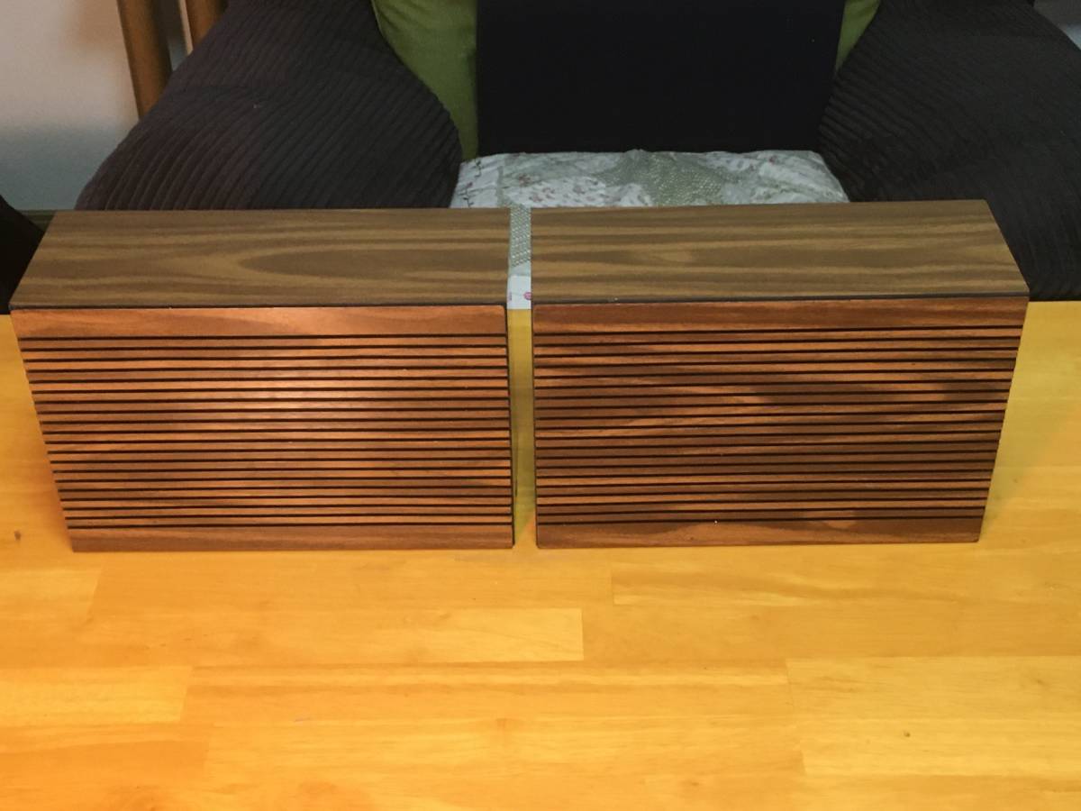 西独SABA スピーカーシステム type B/s ペア 前面スリットモダン