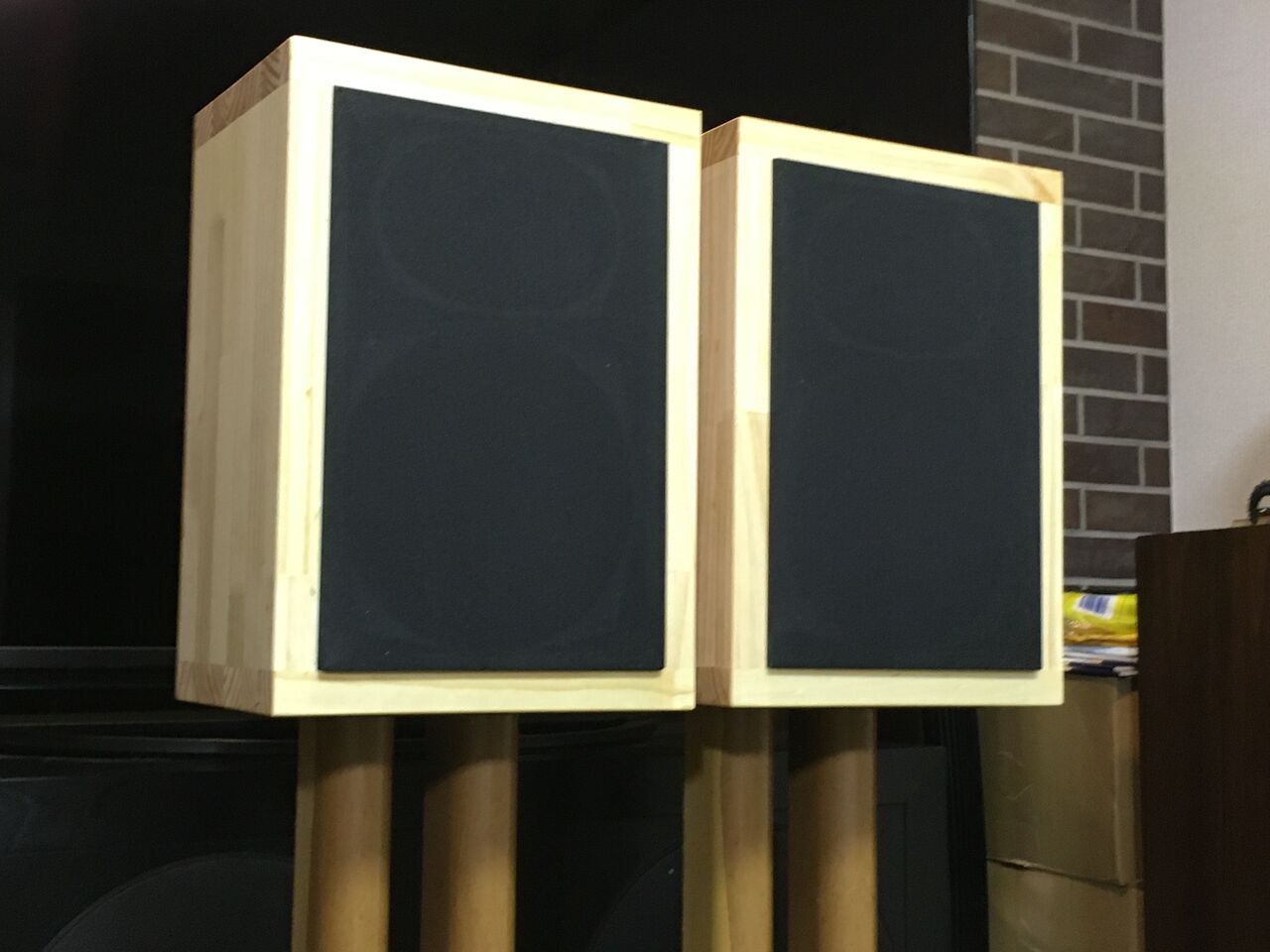 西独Grundig ビンテージ20cm口径 純正2Way ペア 強力低音・広帯域