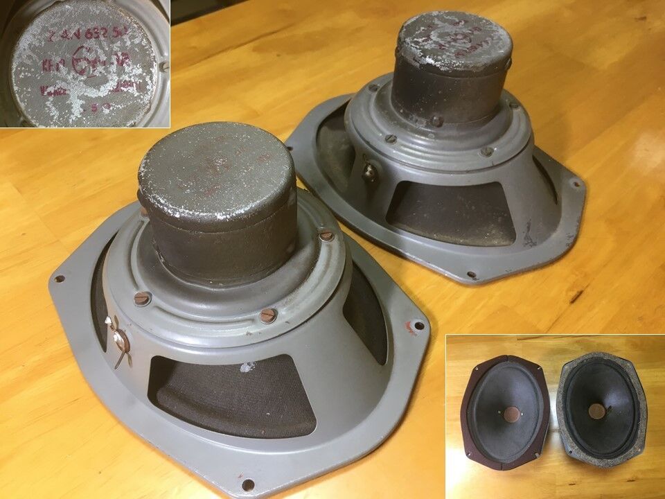 フルレンジスピーカー ⭐ TESLA PN63206 アルニコ ペア ⭐ チェコTESLA ビンテージアルニコフルレンジユニット 2AN63250