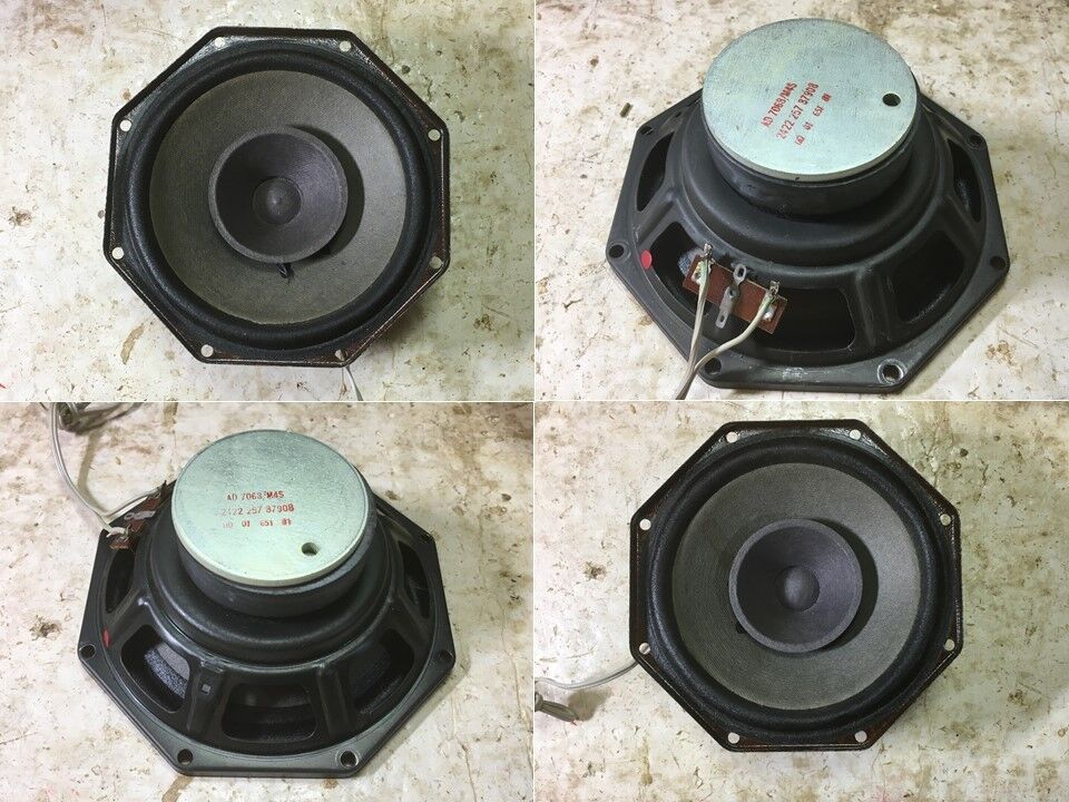 Philips ビンテージブックシェルフシステム 22RH ペア Philips ビンテージブックシェルフシステム 22RH ペア