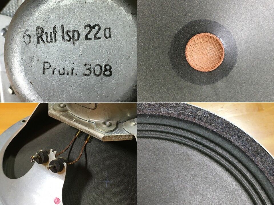 西独Siemens/Klangfilm純正20㎝口径フルレンジRuf. lsp 22a