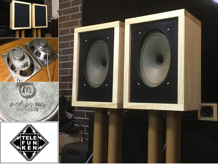 Telefunken 18×26㎝ 究極ユニットシステム_ ペア! Telefunken純正18×26