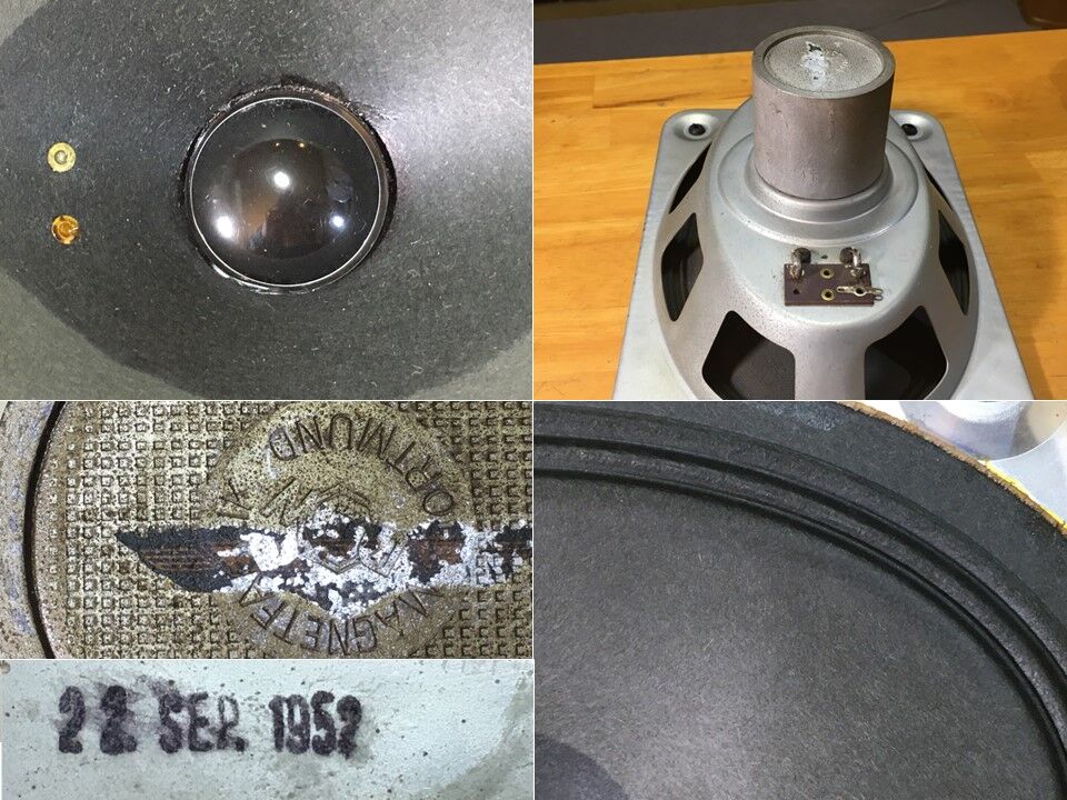 西独Telefunken/Imperial アルニコ18×26㎝ 究極フルレンジシステム