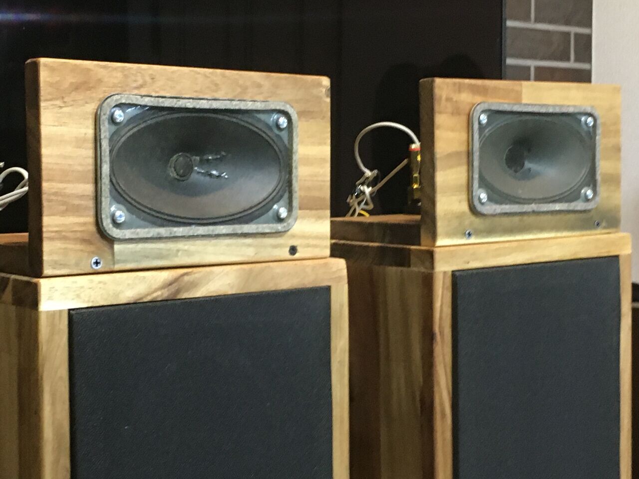 Telefunken アドオンアルニコ 75x130㎜ツィータシステム ペア 西独Telefunken ビンテージ アドオンアルニコ 75x130㎜ ツィータ