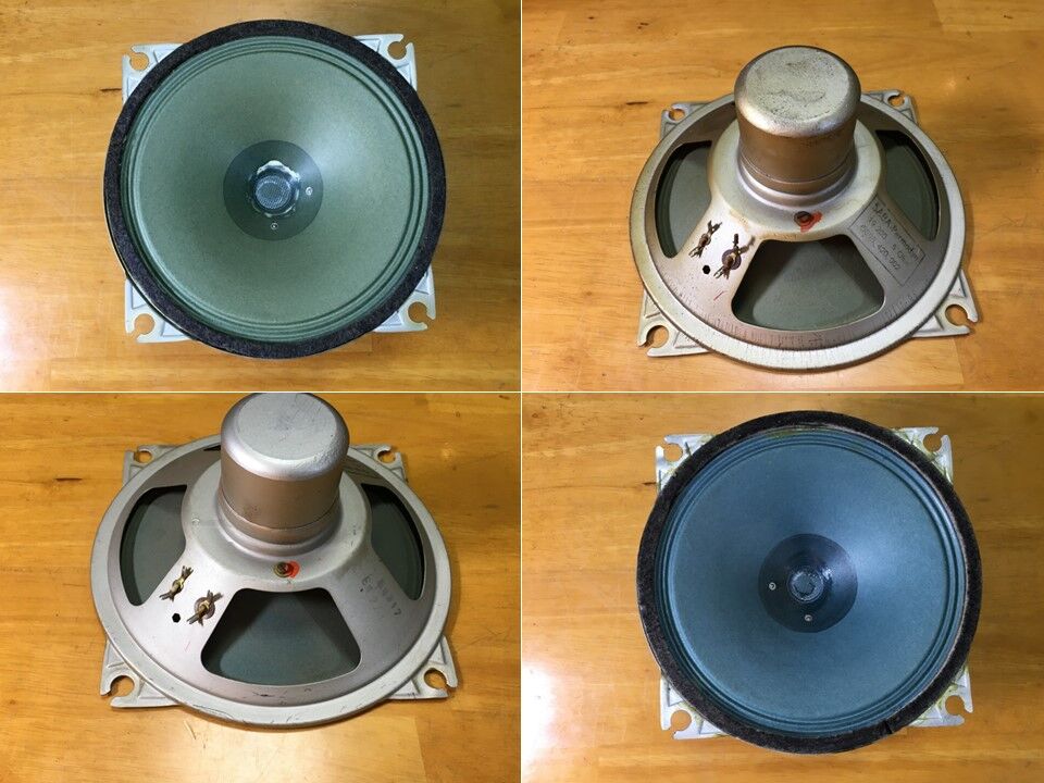 SABAビンテージ20㎝フルレンジシステム 美品 高能率・広帯域 ペア