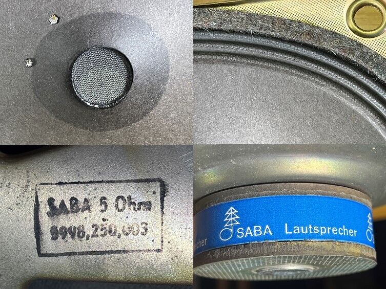 西独SABA 傑作フルレンジユニットシステム 透明感ある美音