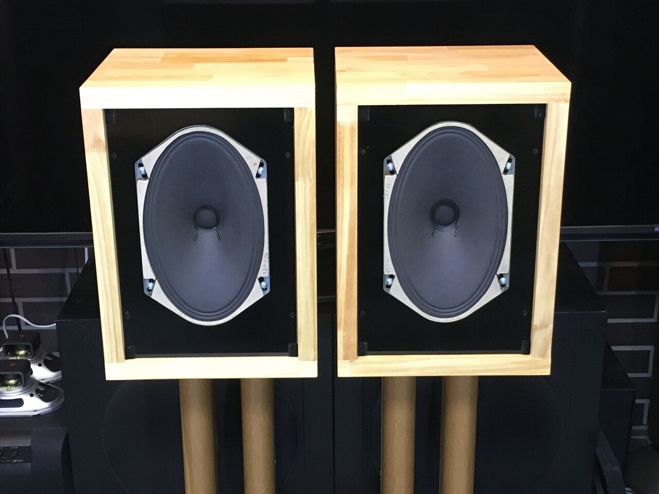 英国 GOODMANS ビンテージ16x26cm大口径アルニコフルレンジシステム