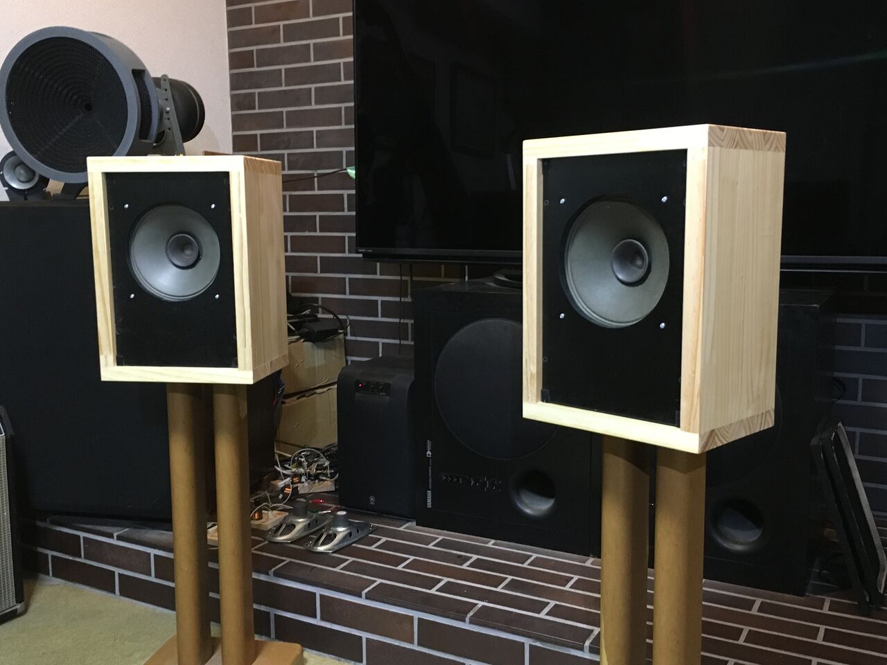 RFT 20㎝フルレンジL2153PBシステム 太く逞しい音JAZZ再生に最適 東独RFT/VEB 最強ビンテージ 20㎝フルレンジL2153PBK システム