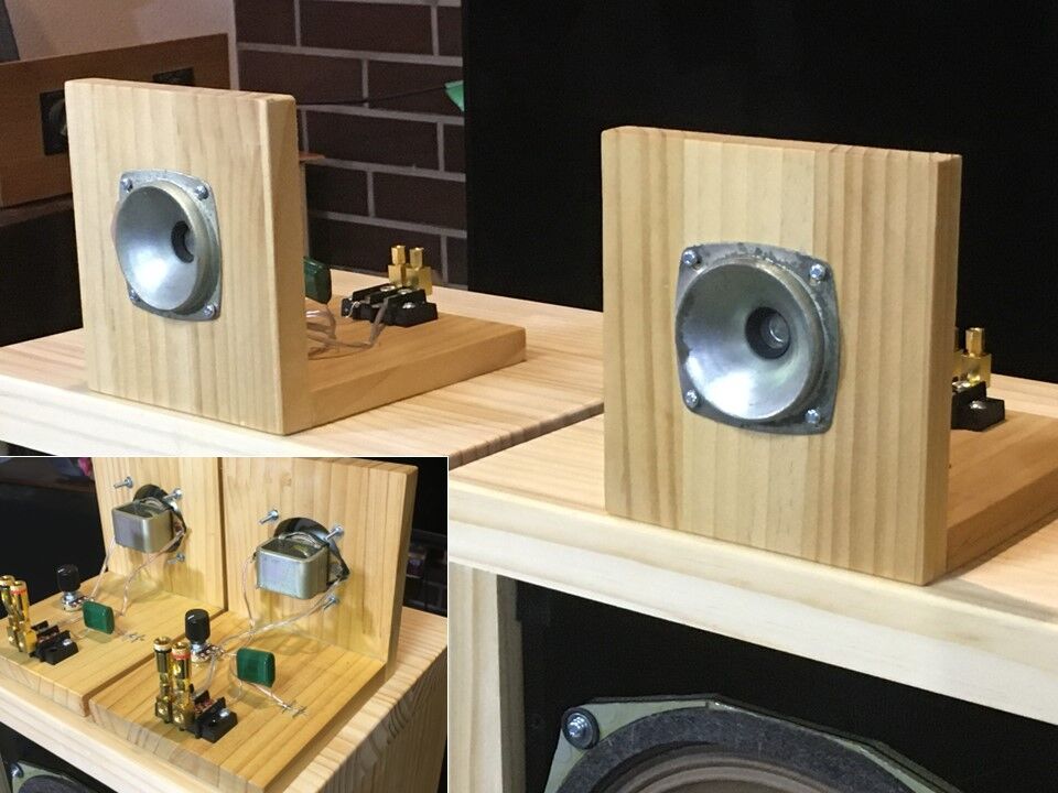 Telefunken ビンテージ アドオン75x130㎜ ツィータシステム ペア Telefunken ビンテージ アドオン 10cm口径ツィータシステムペア