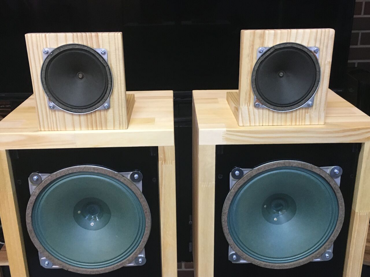 西独Siemens/Klangfilm 6 RUF LSP 28A アドオンツィータ システム ペア