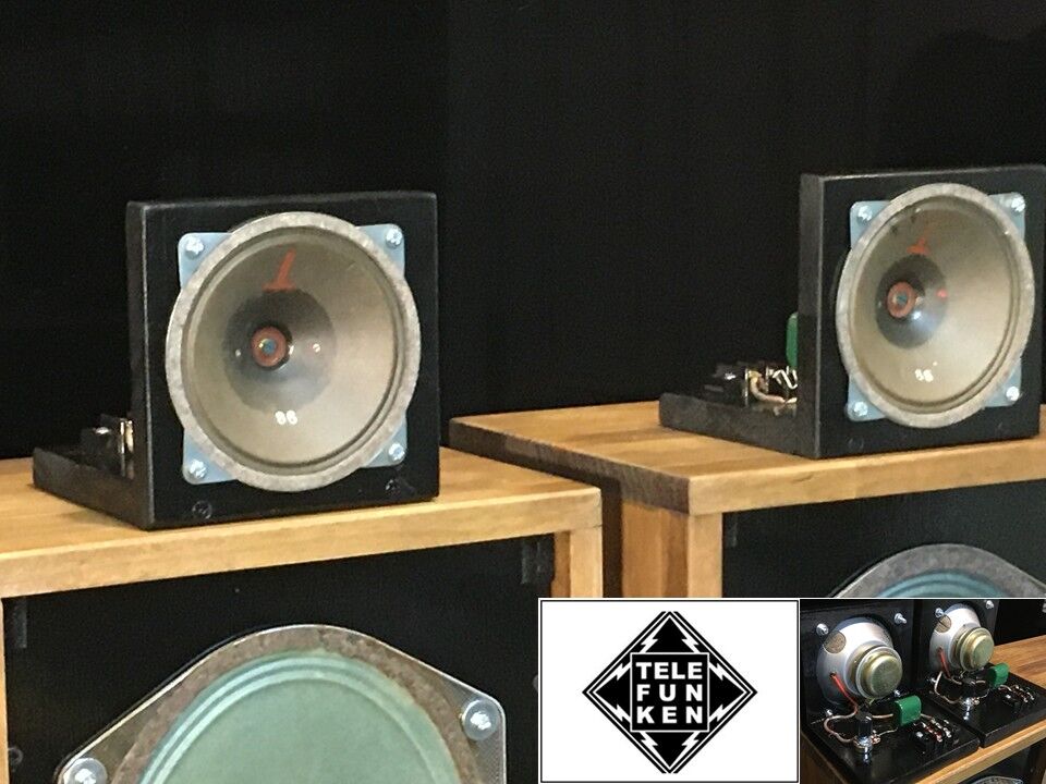 Telefunken アドオンツィータシステム　モノラル Telefunken ビンテージ アドオンアルニコツィータシステム ペア