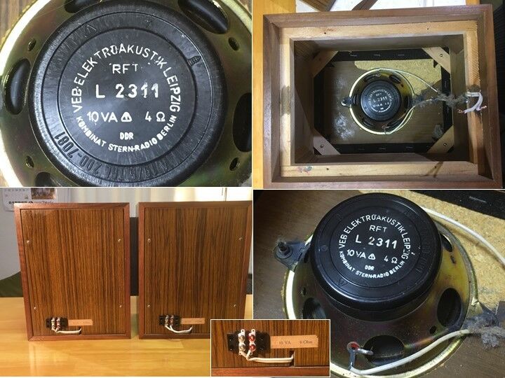 東独RFT 13㎝口径フルレンジ L2311 ブックシェルフ/スタジオモニター