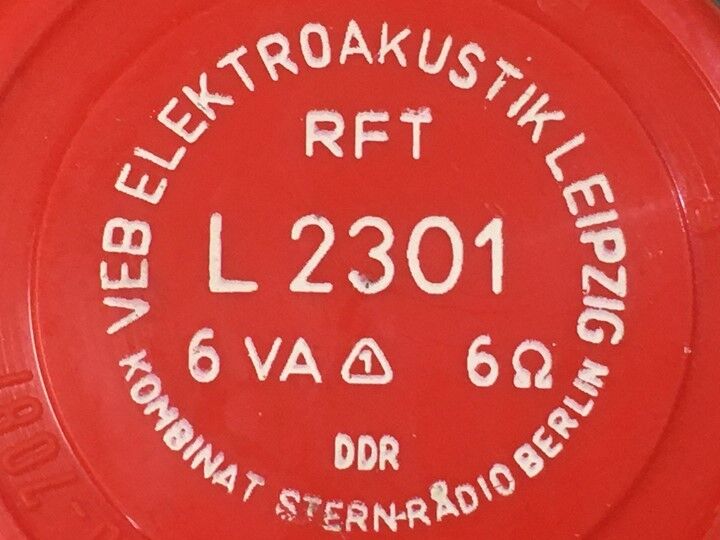 東独 RFT/VEB ブックシェルフ名機 Arietta 730 レア! 赤バック