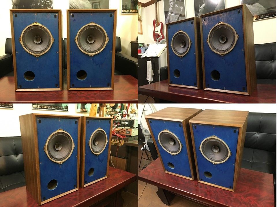 SABAビンテージ20㎝フルレンジシステム 美品 高能率・広帯域 ペア