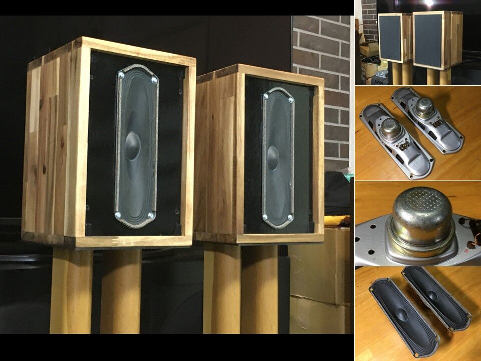 西独 Telefunken ビンテージ70x250㎜超楕円フルレンジスピーカー