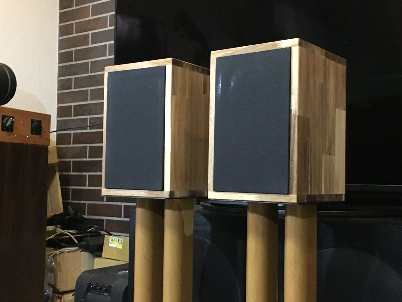 西独 Telefunken ビンテージ録音モニター用スピーカー PHST内蔵 ワイド