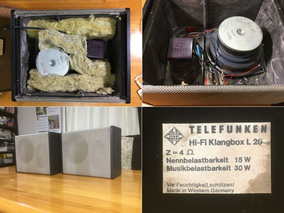Telefunken 強力2Way システム L20ユニットシステム ペア!凄い Telefunken 強力2Way システム L20ユニットシステム ペア!凄い