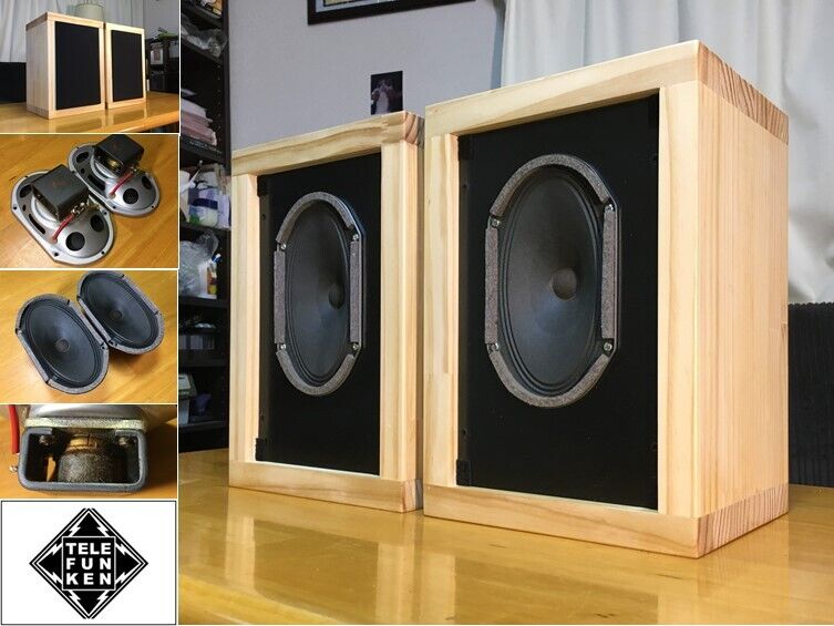 Telefunken ビンテージ録音モニタースピーカー ペア 驚きの高 Telefunken ビンテージ録音モニタースピーカー ペア 驚きの高