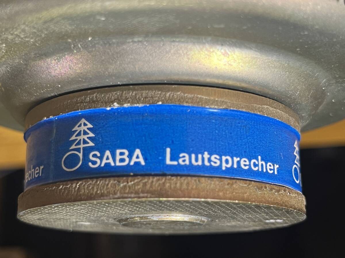 西独SABA ウルトラレア20㎝ システム最高のシングルフルレンジサウンド ペア 西独SABA 傑作フルレンジユニットシステム 透明感ある美音