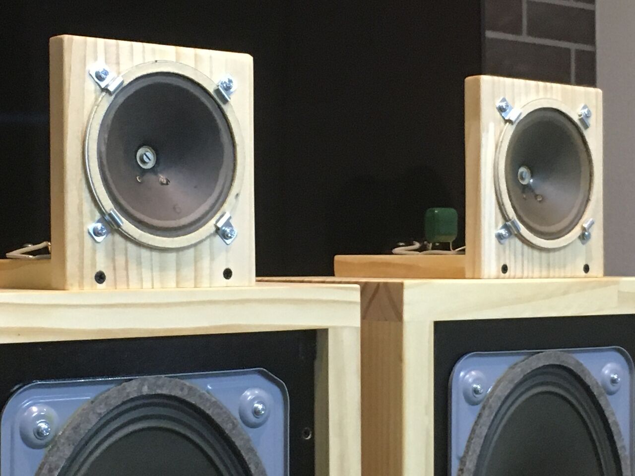 東独RFT LP554センターダンパービンテージ アドオンツィータシステム ペア 東独EGB/RFT LP554 センターダンパービンテージ アドオン