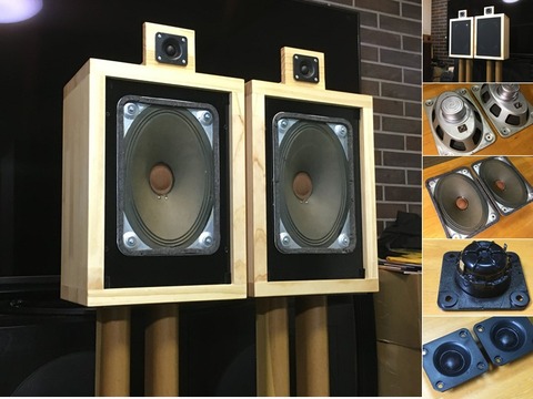 Telefunken RS-1 用フルレンジP1318システムペア 美音・高能率 Telefunken RS-1 用フルレンジP1318システムペア 美音・高能率