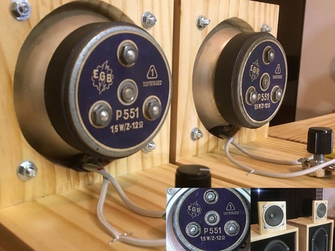 東独EGB/RFT P551 ビンテージ アドオンツィータシステム ペア