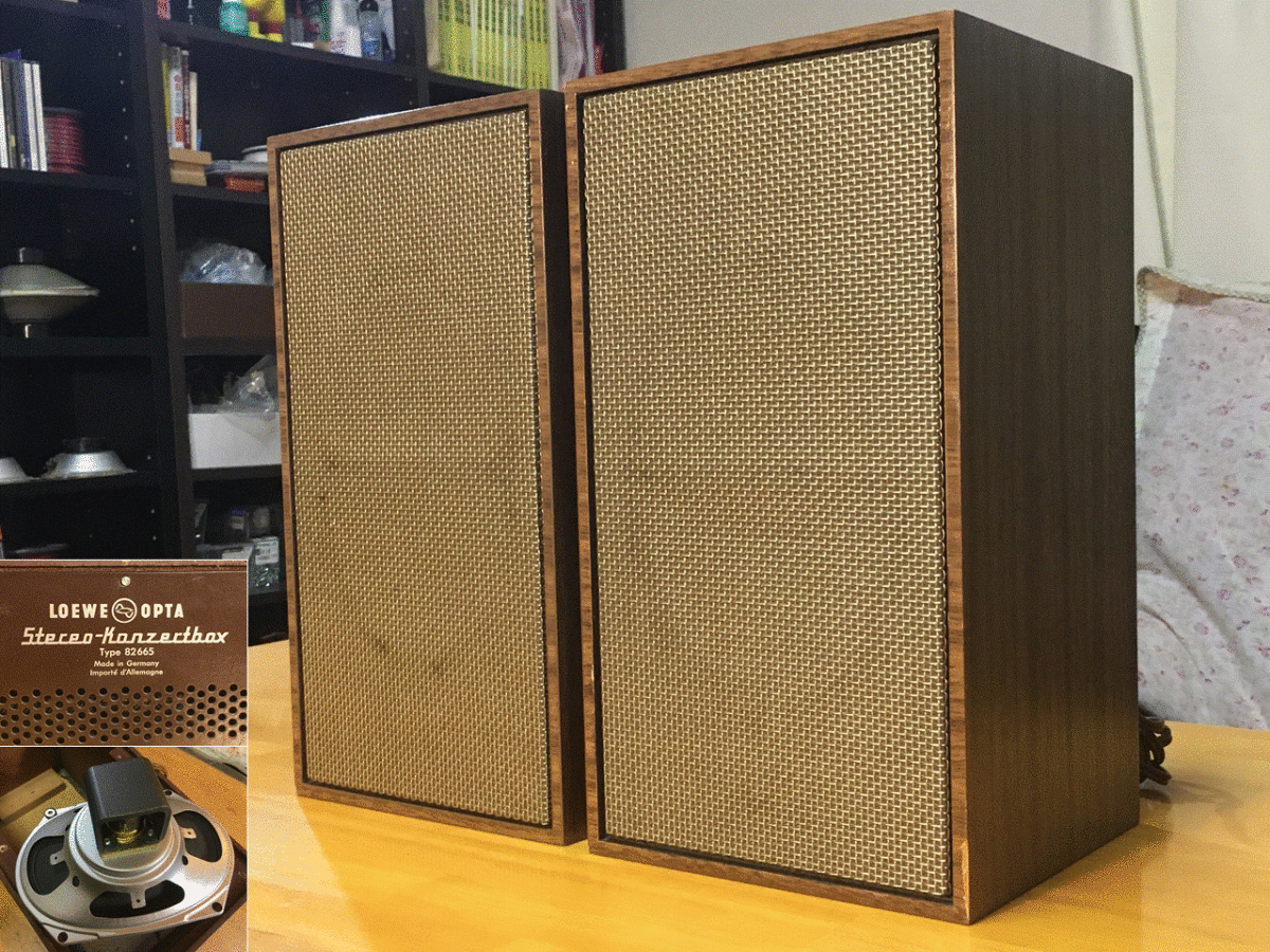 西独 LOEWE OPTA ヴィンテージ スピーカーシステム Stereo