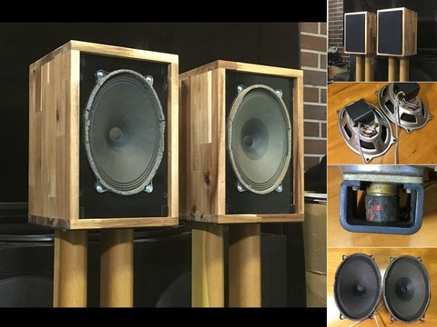 西独 Telefunken アルニコ15x21㎝フルレンジシステム ペア