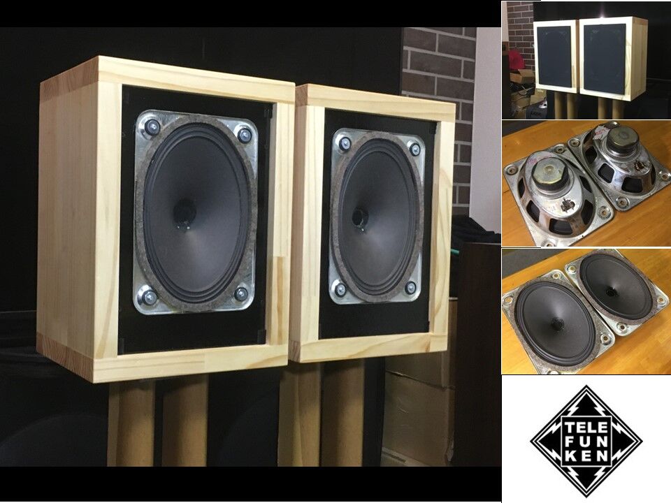 Telefunken 純正18×26㎝ 究極フルレンジシステム_伝説のサウンド ペア 