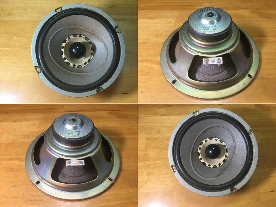 Technics フルレンジ スピーカー 20PW49S ペア Technics 20cm口径フルレンジ＝ゲンコツ＝20PW49Sシステム 高音質