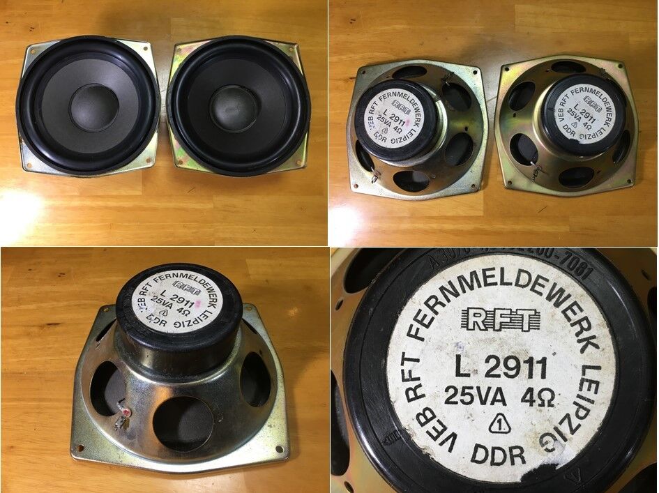 東独RFT ビンテージ20cm口径 2Way ペア 最強ユニット 凄まじい 東独RFT ビンテージ20cm口径 2Way ペア 最強ユニット 凄まじい