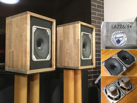西独 Blaupunkt ビンテージ レアアルニコユニットLA726/5Zシステム
