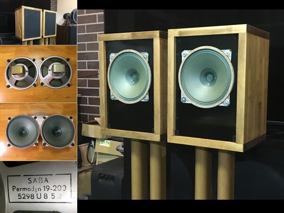 ビンテージユニットを蘇らせる！大傑作SABA Permadyn 20cm口径グリーン