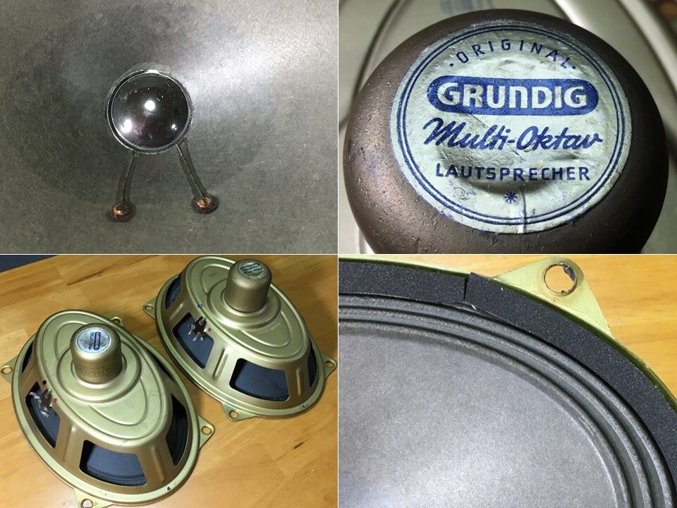 西独Grundig ビンテージ大口径アルニコフルレンジシステム 高品位・高