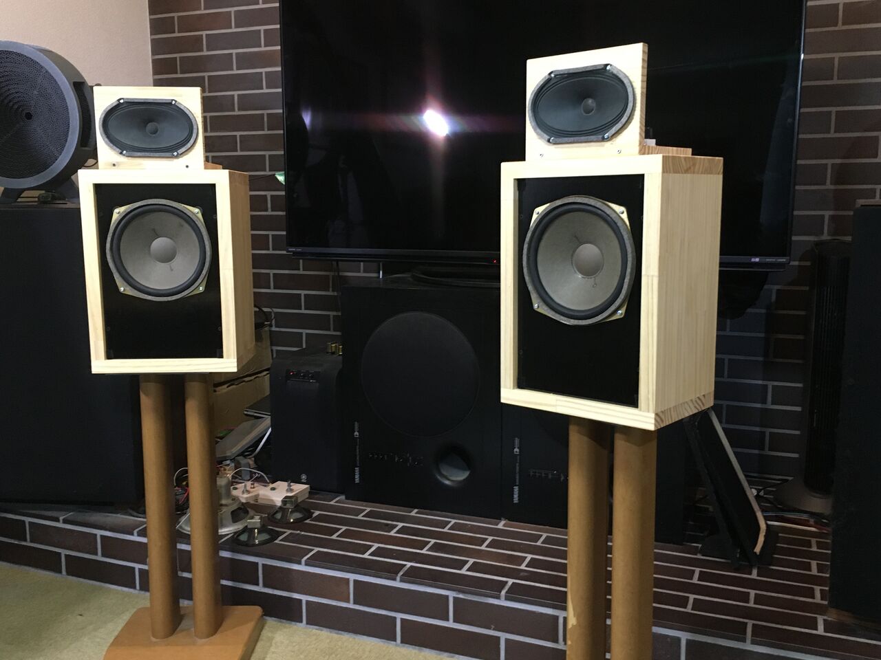 西独Telefunken ビンテージ20cm口径2Wayシステム ペア