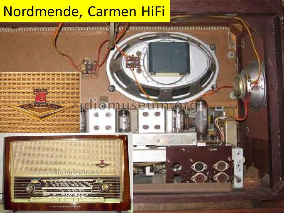 西独Nordmende レア ビンテージ大型フルレンジP1625 カルメン システム