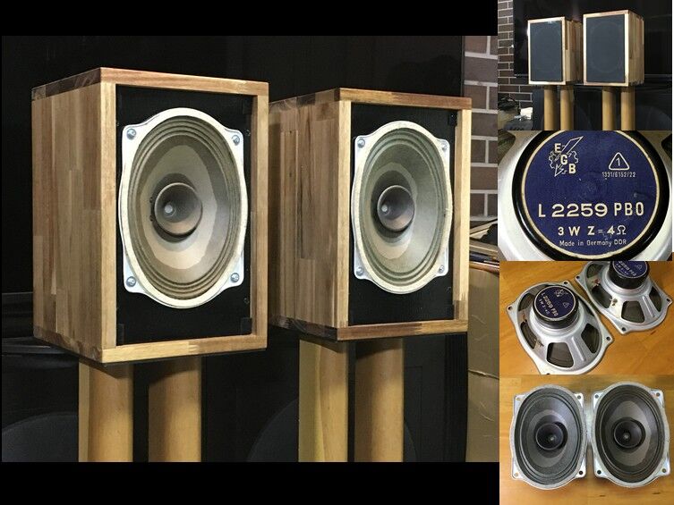 東独 RFT レア! ビンテージフルレンジL2259 PBOシステム 高速高音質