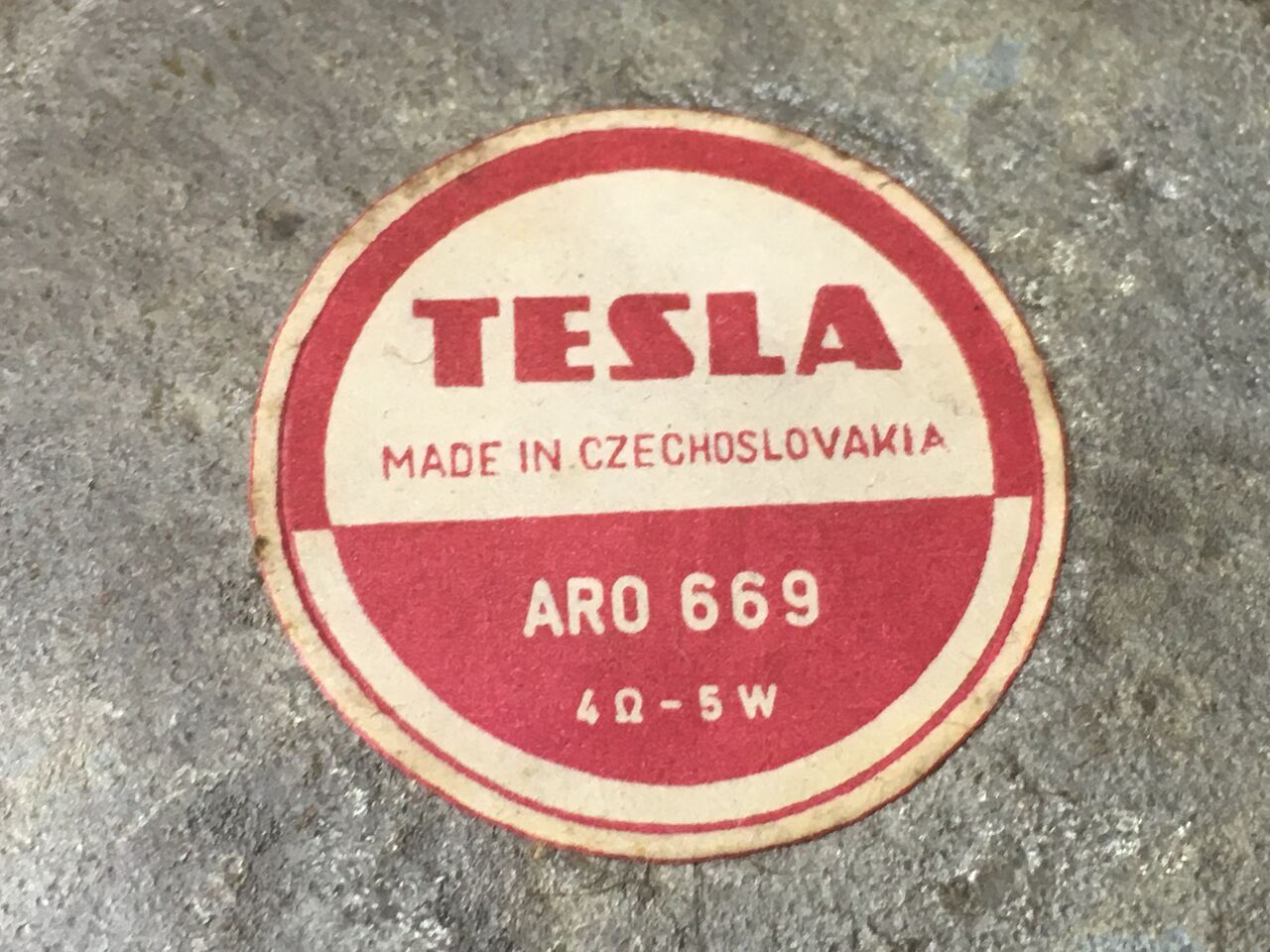 チェコTESLA ビンテージ20㎝フルレンジARO669＋スーパーTWシステム