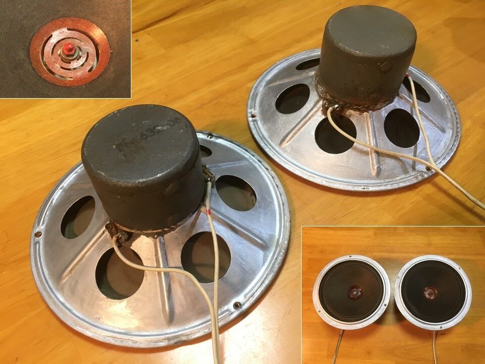 フルレンジスピーカー ⭐ TESLA PN63206 アルニコ ペア ⭐ チェコ TESLA 17cm口径フルレンジKlangfilm ユニット PN 63206