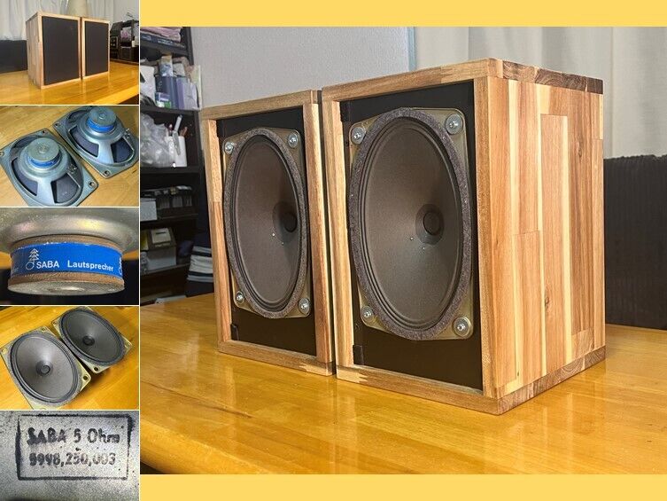 西独SABAレアビンテージ大型アルニコグリーンコーンフルレンジシステム